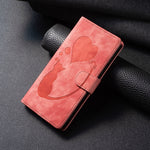 เคสโทรศัพท์หนังปั๊มลายปากกา หัวใจ แมว สำหรับ iPhone 14 Plus, สำหรับ iPhone 14, สำหรับ iPhone 14 Pro, สำหรับ iPhone 14 Pro Max, สำหรับ iPhone 7 / 8 / SE 2022, สำหรับ iPhone 13 Pro Max, สำหรับ iPhone 13 Pro, สำหรับ iPhone 13