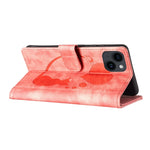 เคสโทรศัพท์หนังปั๊มลายปากกา หัวใจ แมว สำหรับ iPhone 14 Plus, สำหรับ iPhone 14, สำหรับ iPhone 14 Pro, สำหรับ iPhone 14 Pro Max, สำหรับ iPhone 7 / 8 / SE 2022, สำหรับ iPhone 13 Pro Max, สำหรับ iPhone 13 Pro, สำหรับ iPhone 13