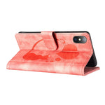 เคสโทรศัพท์หนังปั๊มลายหัวใจแมว Pen สำหรับ iPhone X / XS, สำหรับ iPhone XR, สำหรับ iPhone XS Max, สำหรับ iPhone 7 Plus / 8 Plus