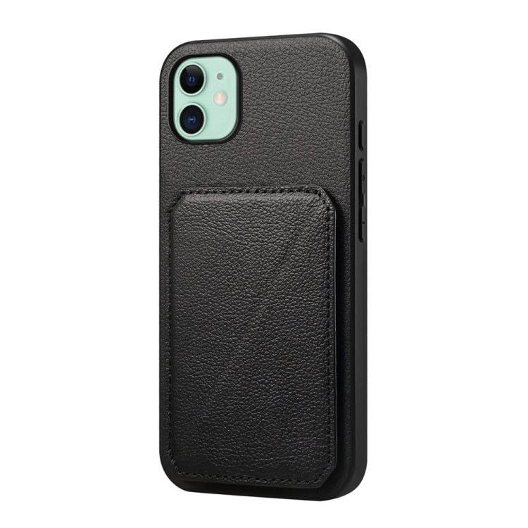 เคสโทรศัพท์ที่ใส่บัตรสองช่องลายหนังลูกวัว D04 สำหรับ iPhone 11, สำหรับ iPhone 11 Pro, สำหรับ iPhone X / XS, สำหรับ iPhone XR, สำหรับ iPhone XS Max, สำหรับ iPhone 7 Plus / 8 Plus