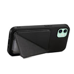 เคสโทรศัพท์ที่ใส่บัตรสองช่องลายหนังลูกวัว D04 สำหรับ iPhone 11, สำหรับ iPhone 11 Pro, สำหรับ iPhone X / XS, สำหรับ iPhone XR, สำหรับ iPhone XS Max, สำหรับ iPhone 7 Plus / 8 Plus