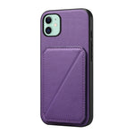 เคสโทรศัพท์ที่ใส่บัตรสองช่องลายหนังลูกวัว D04 สำหรับ iPhone 11, สำหรับ iPhone 11 Pro, สำหรับ iPhone X / XS, สำหรับ iPhone XR, สำหรับ iPhone XS Max, สำหรับ iPhone 7 Plus / 8 Plus