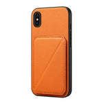 เคสโทรศัพท์ที่ใส่บัตรสองช่องลายหนังลูกวัว D04 สำหรับ iPhone 11, สำหรับ iPhone 11 Pro, สำหรับ iPhone X / XS, สำหรับ iPhone XR, สำหรับ iPhone XS Max, สำหรับ iPhone 7 Plus / 8 Plus