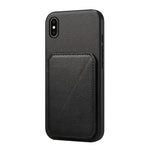 เคสโทรศัพท์ที่ใส่บัตรสองช่องลายหนังลูกวัว D04 สำหรับ iPhone 11, สำหรับ iPhone 11 Pro, สำหรับ iPhone X / XS, สำหรับ iPhone XR, สำหรับ iPhone XS Max, สำหรับ iPhone 7 Plus / 8 Plus