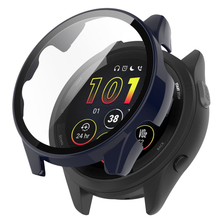 PC + Tempered Film Integrated Watch Protective Case, For Garmin Forerunner 165 / 165 Music