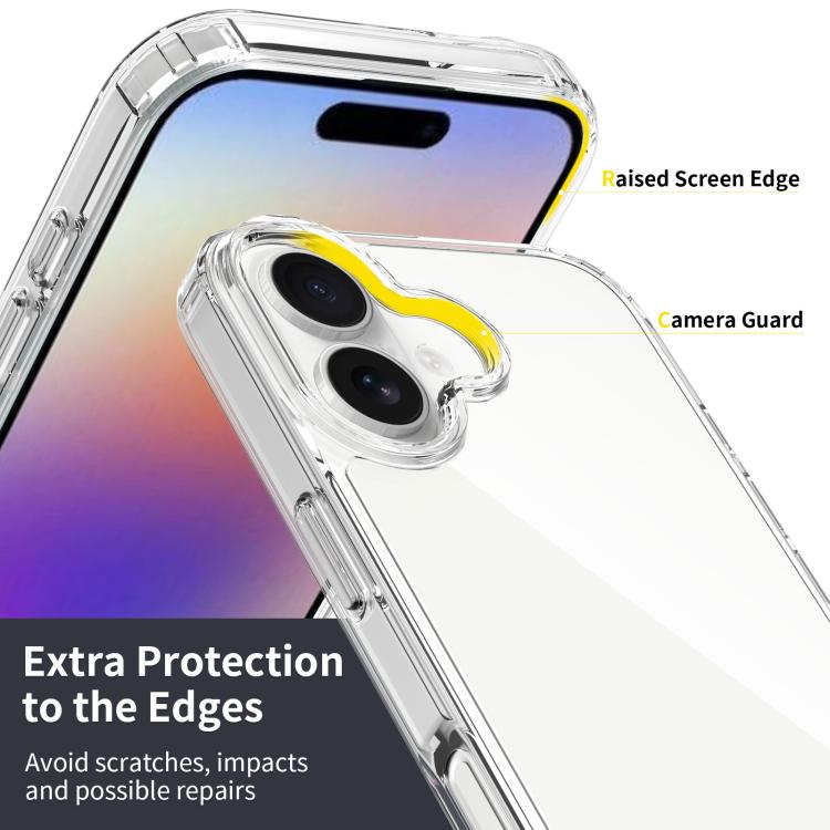 เคสโทรศัพท์ TPU อะคริลิกกันรอยขีดข่วน สำหรับ iPhone 17e / 16e, สำหรับ iPhone 17 Pro Max, สำหรับ iPhone 17 Pro, สำหรับ iPhone 17, สำหรับ iPhone Air, สำหรับ iPhone 16 Pro Max, สำหรับ iPhone 16 Pro, สำหรับ iPhone 16 Plus, สำหรับ iPhone 16