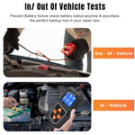 KONNWEI KW218 2.4 inch Color Screen Car Battery Tester, KW218