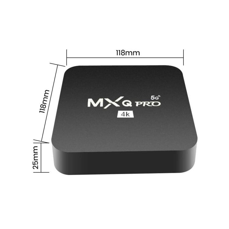 MXQ Pro RK3228A กล่องเซ็ตท็อปเน็ตเวิร์ก 4K HD CPU Quad-Core, 2GB+16GB