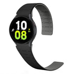 สายรัดนาฬิกาซิลิโคนแม่เหล็กสองสีแบบห่วง สำหรับ Samsung Galaxy Watch 6 / 5 / 4