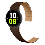 สายรัดนาฬิกาซิลิโคนแม่เหล็กสองสีแบบห่วง สำหรับ Samsung Galaxy Watch 6 / 5 / 4