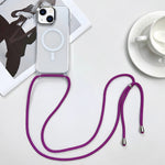 MagSafe Magnetic PC + TPU Phone Case with Lanyard, For iPhone 14 Pro Max, For iPhone 13 Pro Max, For iPhone 13 Pro, For iPhone 13