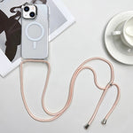MagSafe Magnetic PC + TPU Phone Case with Lanyard, For iPhone 14 Pro Max, For iPhone 13 Pro Max, For iPhone 13 Pro, For iPhone 13