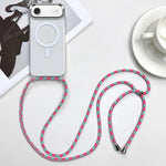 เคสโทรศัพท์ PC + TPU แบบแม่เหล็ก MagSafe พร้อมสายคล้อง สำหรับ iPhone Air, สำหรับ iPhone 16 Pro Max, สำหรับ iPhone 16 Pro, สำหรับ iPhone 16 Plus
