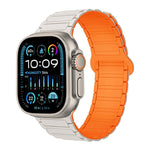 สายรัดนาฬิกาซิลิโคนแม่เหล็กรูปตัว I สำหรับ Apple Watch SE 2023 ขนาด 44 มม. สำหรับ Apple Watch SE 2023 ขนาด 40 มม. สำหรับ Apple Watch Ultra 2 ขนาด 49 มม.