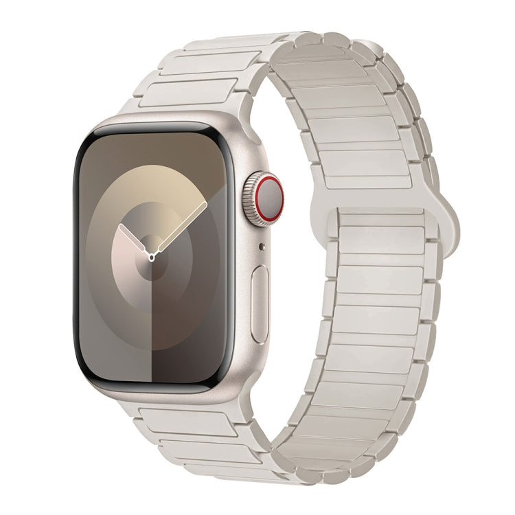 สายรัดนาฬิกาซิลิโคนแม่เหล็กรูปตัว I สำหรับ Apple Watch Series 9 ขนาด 45 มม. สำหรับ Apple Watch Series 9 ขนาด 41 มม. สำหรับ Apple Watch Ultra ขนาด 49 มม.