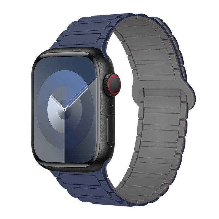 สายรัดนาฬิกาซิลิโคนแม่เหล็กรูปตัว I สำหรับ Apple Watch Series 9 ขนาด 45 มม. สำหรับ Apple Watch Series 9 ขนาด 41 มม. สำหรับ Apple Watch Ultra ขนาด 49 มม.
