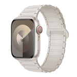 สายรัดนาฬิกาซิลิโคนแม่เหล็กรูปตัว I สำหรับ Apple Watch Series 9 ขนาด 45 มม. สำหรับ Apple Watch Series 9 ขนาด 41 มม. สำหรับ Apple Watch Ultra ขนาด 49 มม.