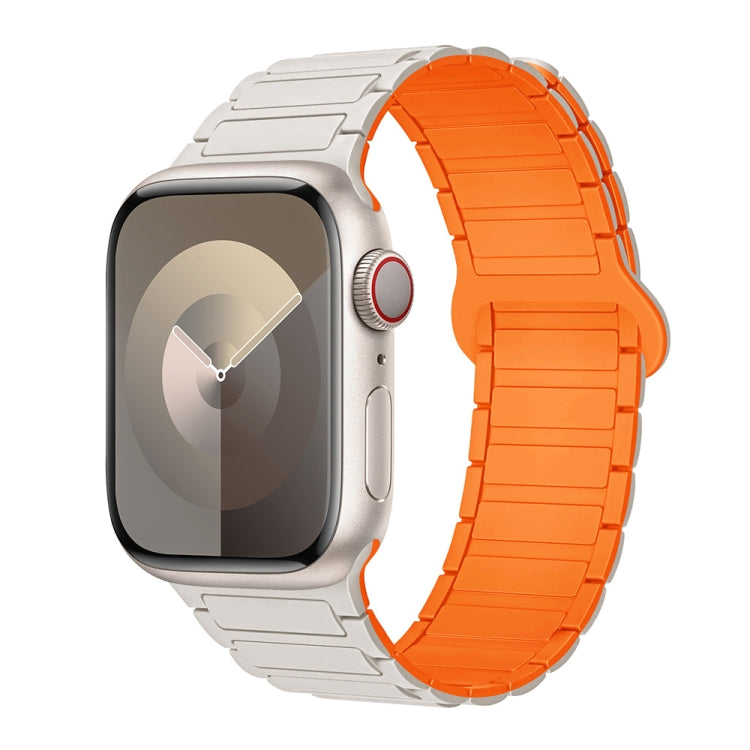 สายรัดนาฬิกาซิลิโคนแม่เหล็กรูปตัว I สำหรับ Apple Watch Series 9 ขนาด 45 มม. สำหรับ Apple Watch Series 9 ขนาด 41 มม. สำหรับ Apple Watch Ultra ขนาด 49 มม.
