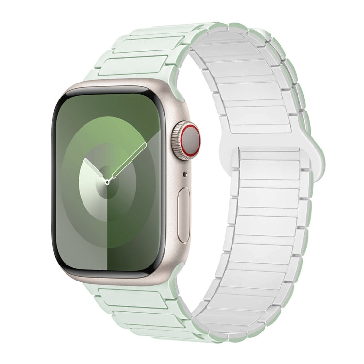 สายรัดนาฬิกาซิลิโคนแม่เหล็กรูปตัว I สำหรับ Apple Watch Series 9 ขนาด 45 มม. สำหรับ Apple Watch Series 9 ขนาด 41 มม. สำหรับ Apple Watch Ultra ขนาด 49 มม.
