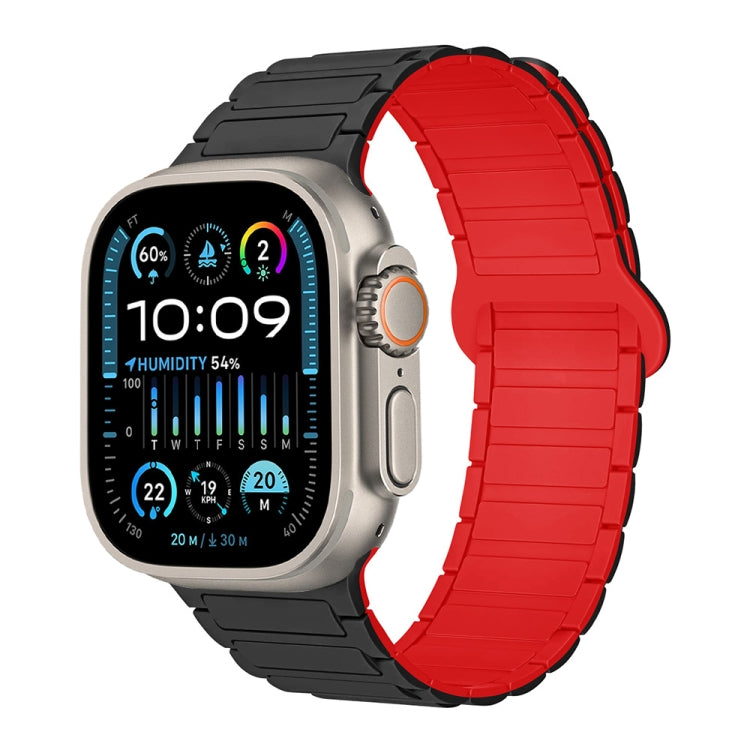 สายรัดนาฬิกาซิลิโคนแม่เหล็กรูปตัว I สำหรับ Apple Watch Series 9 ขนาด 45 มม. สำหรับ Apple Watch Series 9 ขนาด 41 มม. สำหรับ Apple Watch Ultra ขนาด 49 มม.