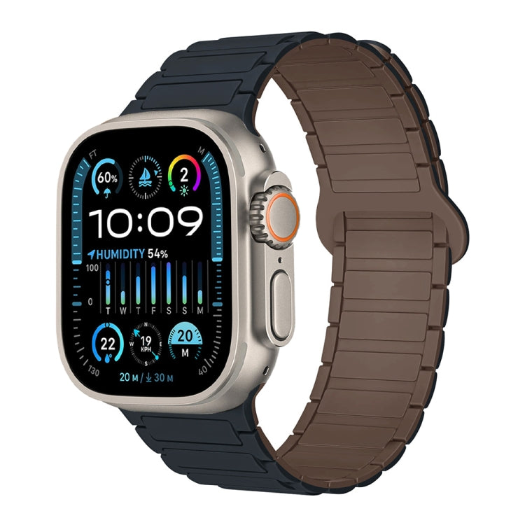สายรัดนาฬิกาซิลิโคนแม่เหล็กรูปตัว I สำหรับ Apple Watch Series 9 ขนาด 45 มม. สำหรับ Apple Watch Series 9 ขนาด 41 มม. สำหรับ Apple Watch Ultra ขนาด 49 มม.