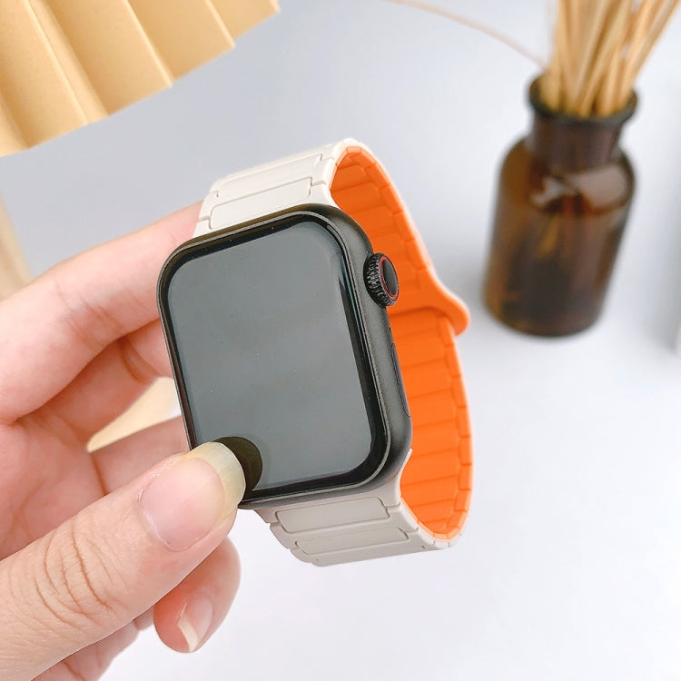 สายรัดนาฬิกาซิลิโคนแม่เหล็กรูปตัว I สำหรับ Apple Watch Series 9 ขนาด 45 มม. สำหรับ Apple Watch Series 9 ขนาด 41 มม. สำหรับ Apple Watch Ultra ขนาด 49 มม.