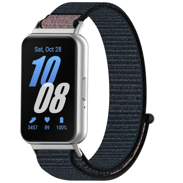 สายรัดนาฬิกาแบบตีนตุ๊กแกไนลอน สำหรับ Samsung Galaxy Fit 3
