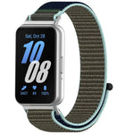 สายรัดนาฬิกาแบบตีนตุ๊กแกไนลอน สำหรับ Samsung Galaxy Fit 3