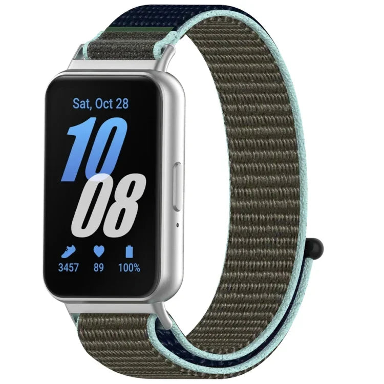 สายรัดนาฬิกาแบบตีนตุ๊กแกไนลอน สำหรับ Samsung Galaxy Fit 3