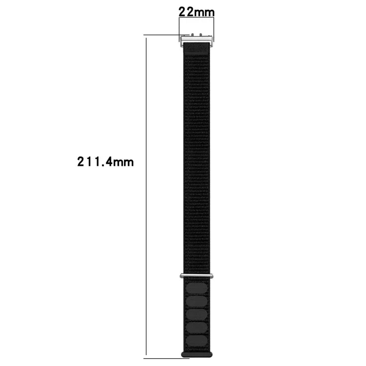 สายรัดนาฬิกาแบบตีนตุ๊กแกไนลอน สำหรับ Samsung Galaxy Fit 3