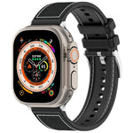 สายซิลิโคนถักไนลอนไฮบริดพร้อมบัคเคิลอย่างเป็นทางการ สำหรับ Apple Watch 42 มม., สำหรับ Apple Watch 38 มม.