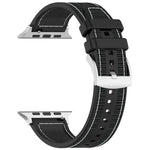 สายซิลิโคนถักไนลอนไฮบริดพร้อมบัคเคิลอย่างเป็นทางการ สำหรับ Apple Watch 42 มม., สำหรับ Apple Watch 38 มม.