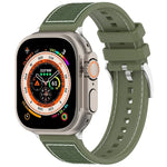 สายซิลิโคนถักไนลอนไฮบริดพร้อมบัคเคิลอย่างเป็นทางการ สำหรับ Apple Watch 42 มม., สำหรับ Apple Watch 38 มม.