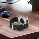 สายซิลิโคนถักไนลอนไฮบริดพร้อมบัคเคิลอย่างเป็นทางการ สำหรับ Apple Watch 42 มม., สำหรับ Apple Watch 38 มม.