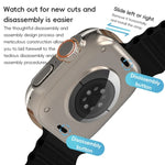 สายซิลิโคน ZGA Ocean สำหรับ Apple Watch Series 4 44 มม., สำหรับ Apple Watch Series 3 42 มม., สำหรับ Apple Watch Series 2 42 มม., สำหรับ Apple Watch 42 มม.