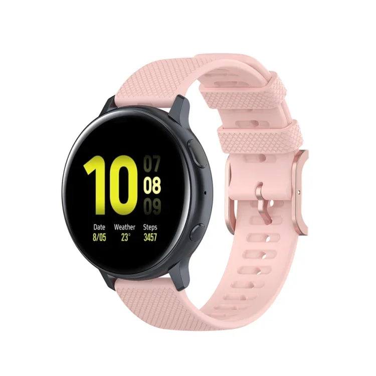 สายรัดข้อมือผิวสัมผัสจุด 20mm สำหรับ Galaxy Watch Active 3 / Active 2 / Active, สำหรับ Polar Ignite