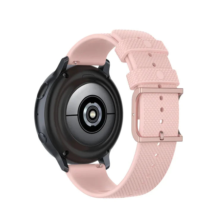 สายรัดข้อมือผิวสัมผัสจุด 20mm สำหรับ Galaxy Watch Active 3 / Active 2 / Active, สำหรับ Polar Ignite