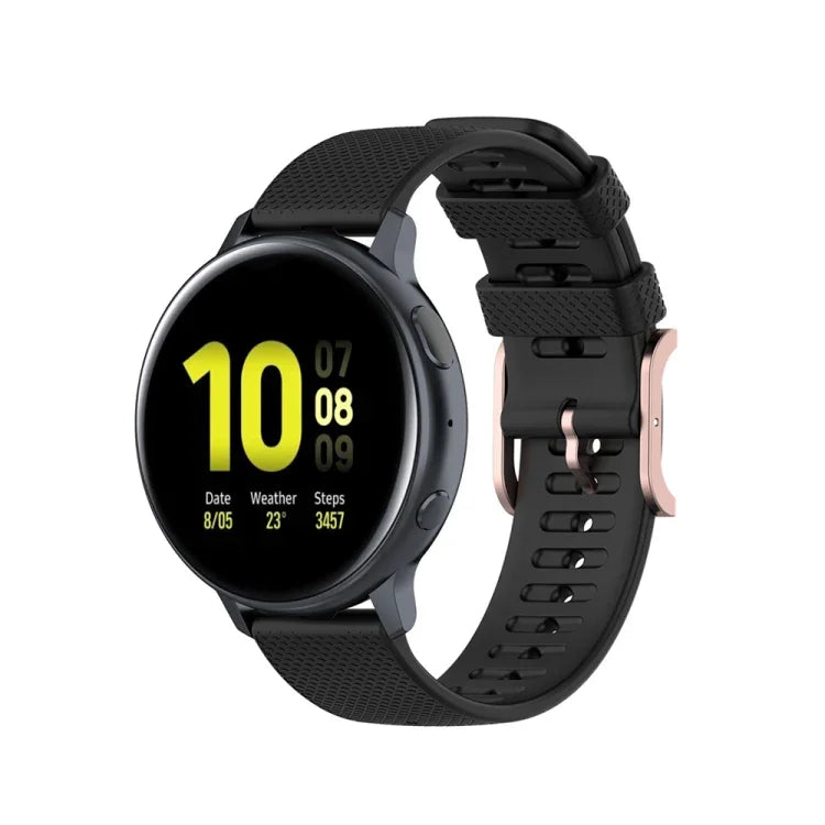 สายรัดข้อมือผิวสัมผัสจุด 20mm สำหรับ Galaxy Watch Active 3 / Active 2 / Active, สำหรับ Polar Ignite