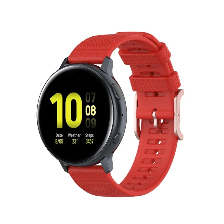 สายรัดข้อมือผิวสัมผัสจุด 20mm สำหรับ Galaxy Watch Active 3 / Active 2 / Active, สำหรับ Polar Ignite