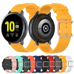 สายรัดข้อมือผิวสัมผัสจุด 20mm สำหรับ Galaxy Watch Active 3 / Active 2 / Active, สำหรับ Polar Ignite