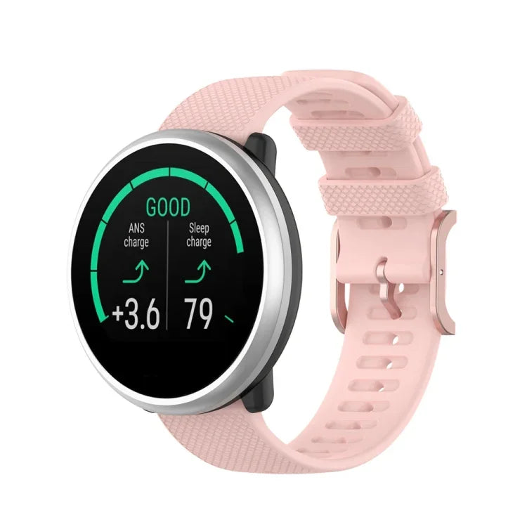 สายรัดข้อมือผิวสัมผัสจุด 20mm สำหรับ Galaxy Watch Active 3 / Active 2 / Active, สำหรับ Polar Ignite
