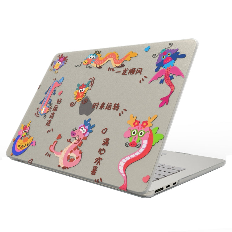เคสแล็ปท็อปแบบด้านพิมพ์ลาย UV สำหรับ MacBook Pro 14.2 A2992/A2918/A2779/A2442, สำหรับ MacBook Air 15 M2 A2941 / M3 A3114