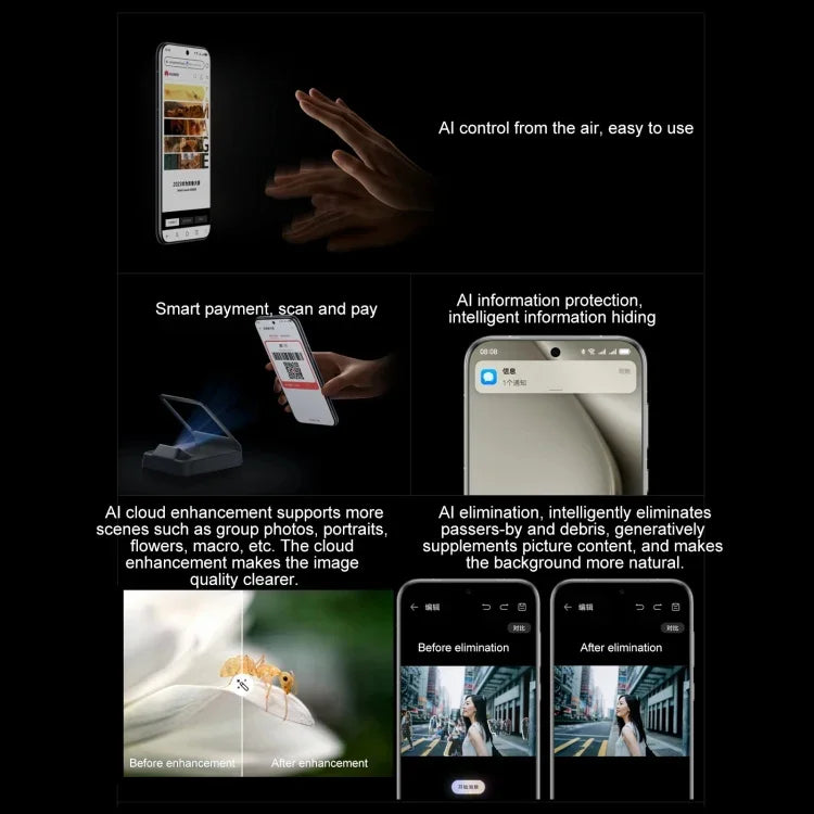 HUAWEI Pura 70 Ultra, สแกนลายนิ้วมือบนหน้าจอ, 6.8 นิ้ว HarmonyOS 4.2 Kirin 9010 Octa Core สูงสุด 2.3GHz, NFC, OTG, ไม่รองรับ Google Play, 16GB+512GB, 16GB+1TB