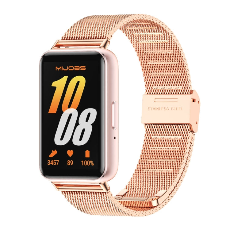 สายรัดนาฬิกาโลหะหัวเข็มขัด Mijobs Milan สำหรับ Samsung Galaxy Fit 3