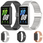 สายรัดนาฬิกาโลหะหัวเข็มขัด Mijobs Milan สำหรับ Samsung Galaxy Fit 3