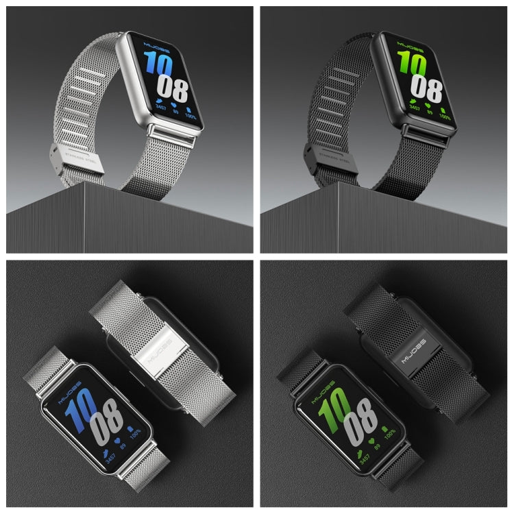 สายรัดนาฬิกาโลหะหัวเข็มขัด Mijobs Milan สำหรับ Samsung Galaxy Fit 3