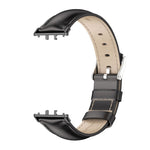 สายรัดนาฬิกาหนังแท้สองด้าน Mijobs สำหรับ Samsung Galaxy Fit 3