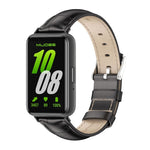 สายรัดนาฬิกาหนังแท้สองด้าน Mijobs สำหรับ Samsung Galaxy Fit 3