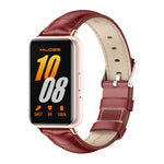 สายรัดนาฬิกาหนังแท้สองด้าน Mijobs สำหรับ Samsung Galaxy Fit 3
