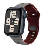 สายรัดนาฬิกาซิลิโคนแบบหัวเข็มขัดกลับลายคลื่น สำหรับ Apple Watch Series 10 ขนาด 46 มม., สำหรับ Apple Watch Series 10 ขนาด 42 มม., สำหรับ Apple Watch SE 2023 ขนาด 44 มม., สำหรับ Apple Watch SE 2023 ขนาด 40 มม.
